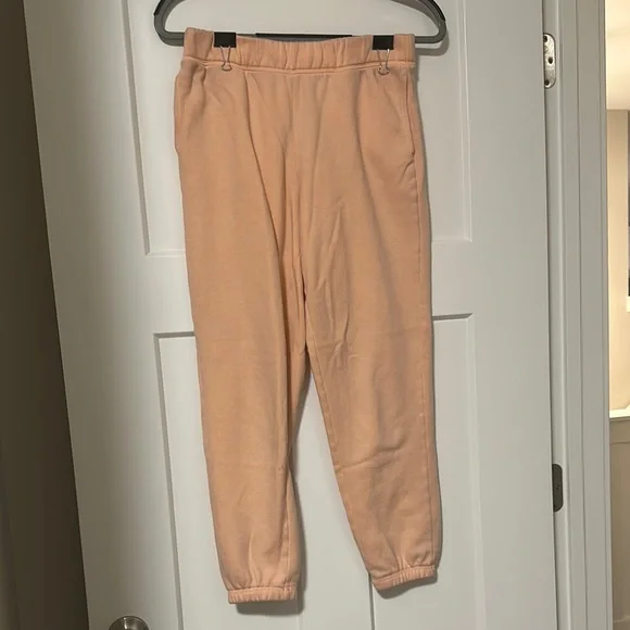 art class Peach Colored Sweatpants with Elastic Waistband and Tapered Legs - Picture 1 of 3